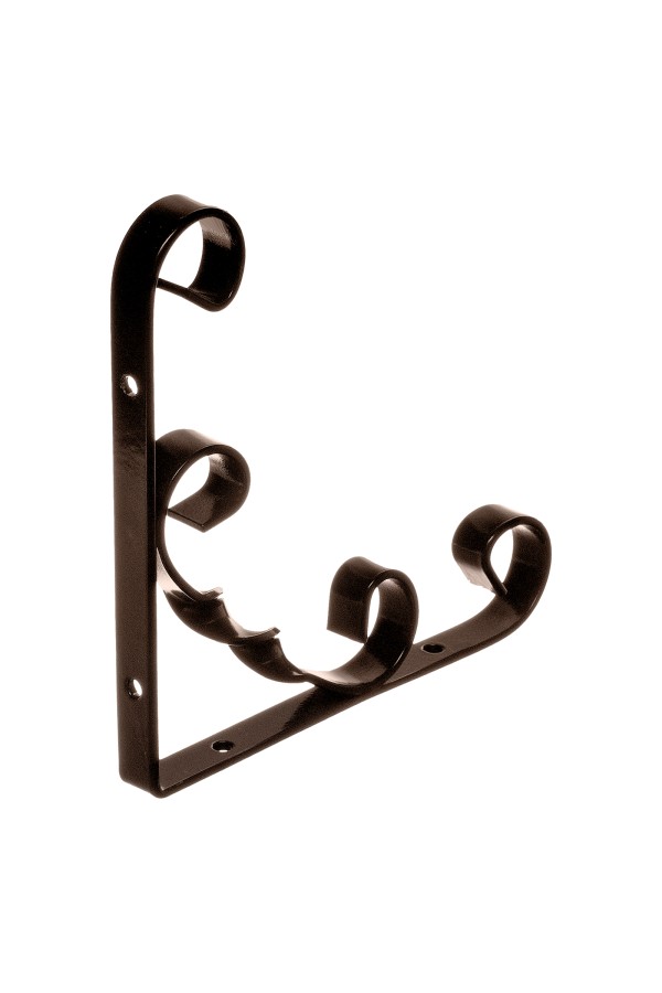 Кронштейн декоративный, 150 х 150 мм, коричневый Сибртех