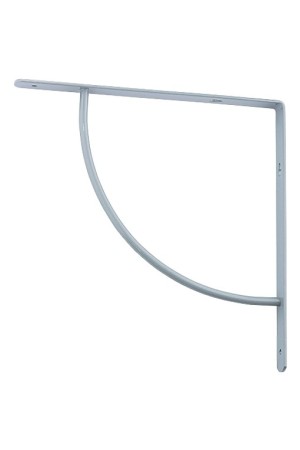 Кронштейн арочный, выгнутый, 250 х 250 х 20 мм, серый Сибртех