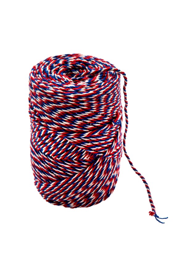 Нить ХБ 50 текс х 15, триколор, 120 м в диспенсере, вес 90 гр +- 5%, Сибртех