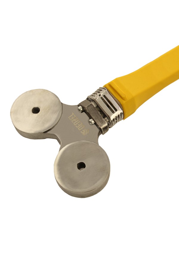 Аппарат для сварки пластиковых труб DWP-750, 750 Вт, 0-300 град, 4 насадки, 20-40 мм Denzel