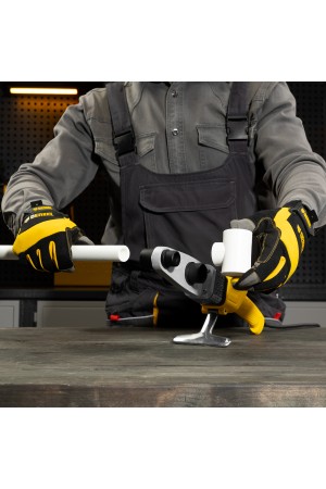 Аппарат для сварки пластиковых труб DWP-800, Х-Pro, 800 Вт, 300 град, комплект насадок, 20-32 мм Denzel