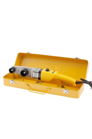 Аппарат для сварки пластиковых труб DWP-800, Х-Pro, 800 Вт, 300 град, комплект насадок, 20-32 мм Denzel