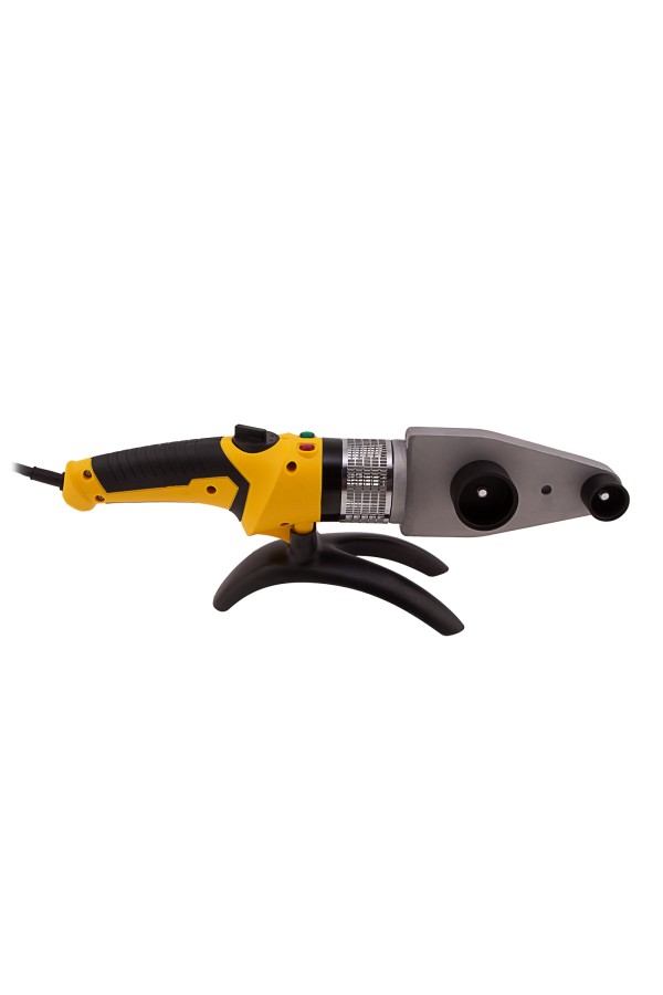 Аппарат для сварки пластиковых труб DWP-2000, Х-Pro, 2000 Вт, 300 град, комплект насадок, 20-63 мм Denzel