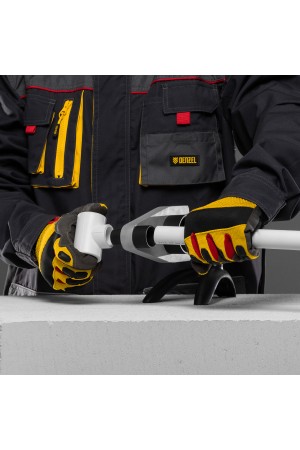 Аппарат для сварки пластиковых труб DWP-2000, Х-Pro, 2000 Вт, 300 град, комплект насадок, 20-63 мм Denzel