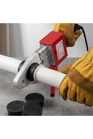 Аппарат для сварки пластиковых труб К W 800, 800 Вт, 300 °C, 20-25-32-40-50-63 мм, металлический кейс Kronwerk