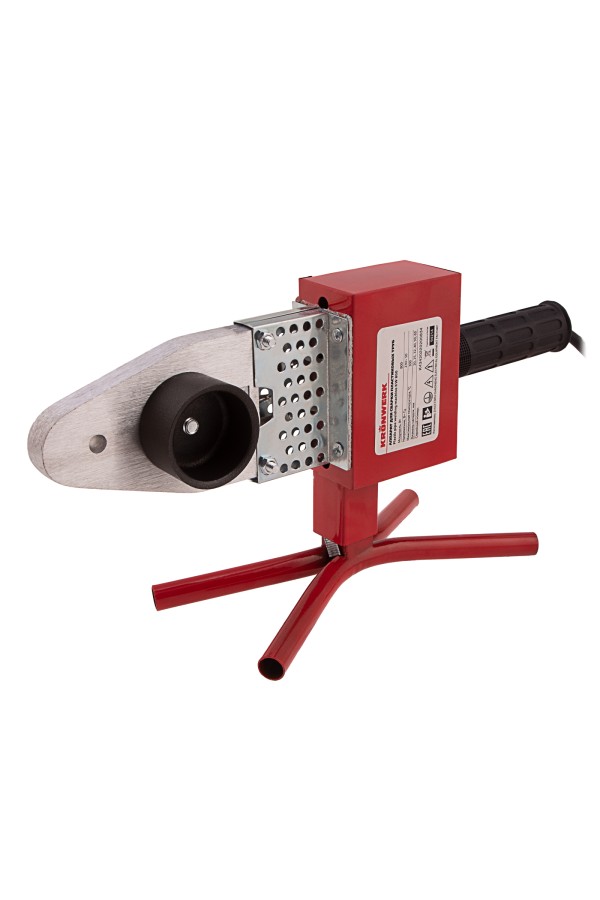 Аппарат для сварки пластиковых труб К W 800, 800 Вт, 300 °C, 20-25-32-40-50-63 мм, металлический кейс Kronwerk