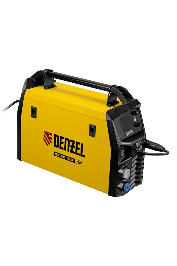 Аппарат инвертор. полуавтомат. сварки MultiMIG-200DP Synergy Double Pulse, 200 А, ПВ 80% Denzel