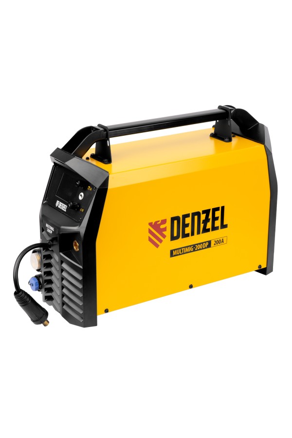 Аппарат инвертор. полуавтомат. сварки MultiMIG-200DP Synergy Double Pulse, 200 А, ПВ 80% Denzel