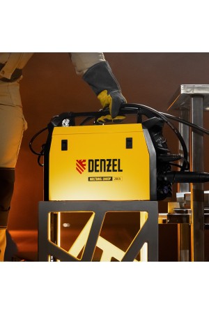 Аппарат инвертор. полуавтомат. сварки MultiMIG-200DP Synergy Double Pulse, 200 А, ПВ 80%// Denzel