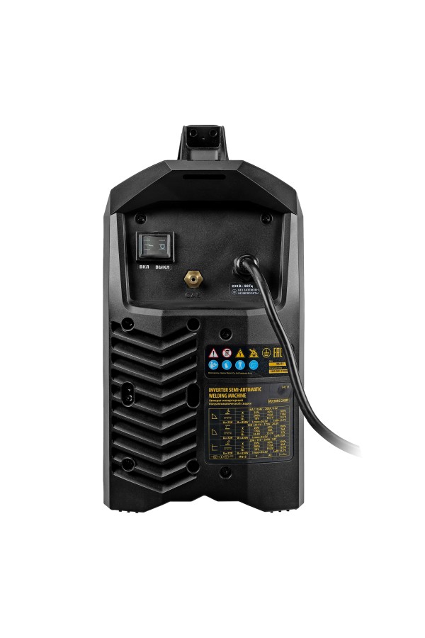 Аппарат инвертор. полуавтомат. сварки MultiMIG-200DP Synergy Double Pulse, 200 А, ПВ 80% Denzel