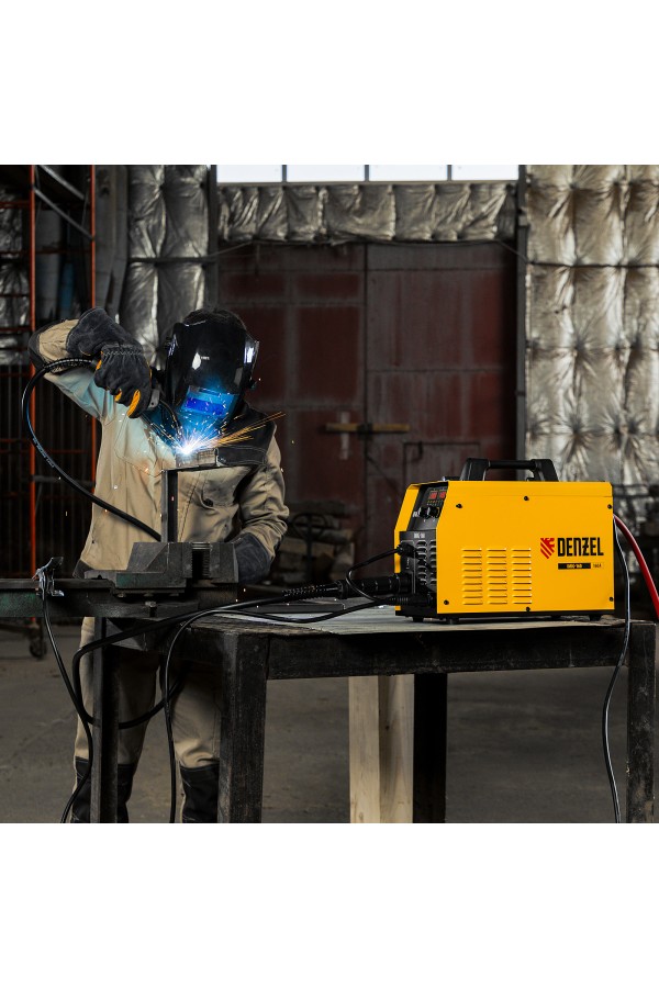 Аппарат инвертор. полуавтомат. cварки IMIG-160 Synergy, 160 А, ПВ 60%, катушка 5 кг Denzel
