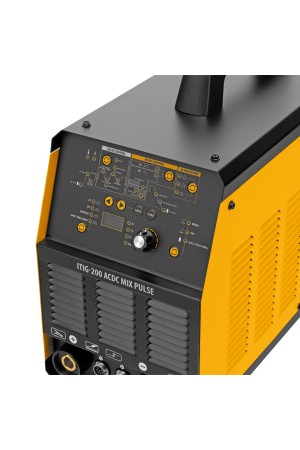 Аппарат инвертор. аргонодуговой сварки ITIG-200 ACDC Mix Pulse, 200 А, ПВ 60%// Denzel