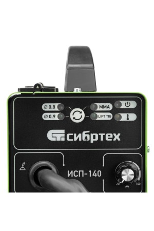 Аппарат инвертор. полуавтомат. сварки ИСП-140, 140 А, ПВ 60%// Сибртех