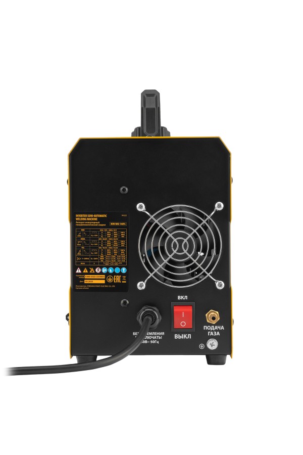 Аппарат инвертор. полуавтомат. сварки Mini MIG-140FG, 140 А, ПВ 60% Denzel