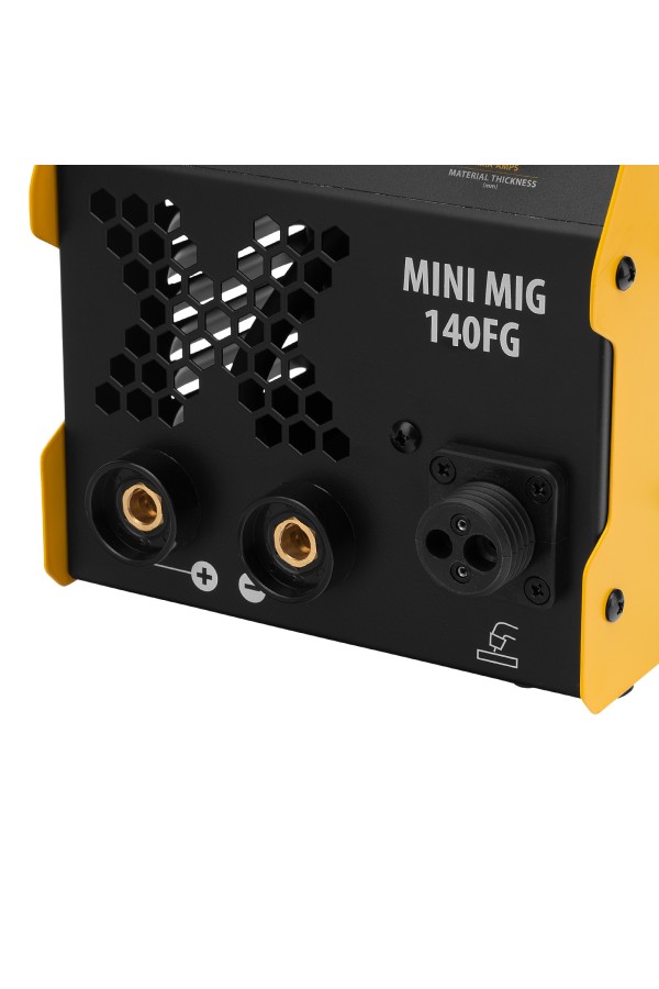 Аппарат инвертор. полуавтомат. сварки Mini MIG-140FG, 140 А, ПВ 60% Denzel