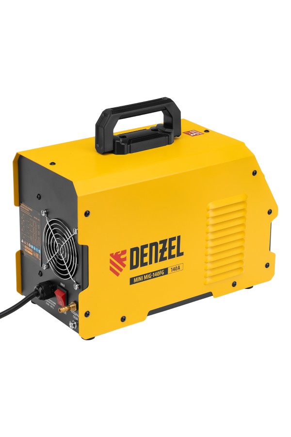 Аппарат инвертор. полуавтомат. сварки Mini MIG-140FG, 140 А, ПВ 60% Denzel