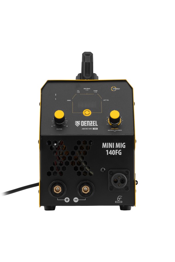 Аппарат инвертор. полуавтомат. сварки Mini MIG-140FG, 140 А, ПВ 60% Denzel