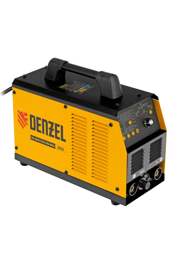 Аппарат инвертор. аргонодуговой сварки ITIG-200 DС Pulse Cold Weld, 200 А, ПВ 60% Denzel