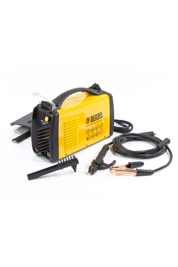 Аппарат инверторный дуговой сварки ММА-160ID, 160 А, ПВР 60%, диаметр электрода 1.6-3.2 мм, провод 2 м Denzel