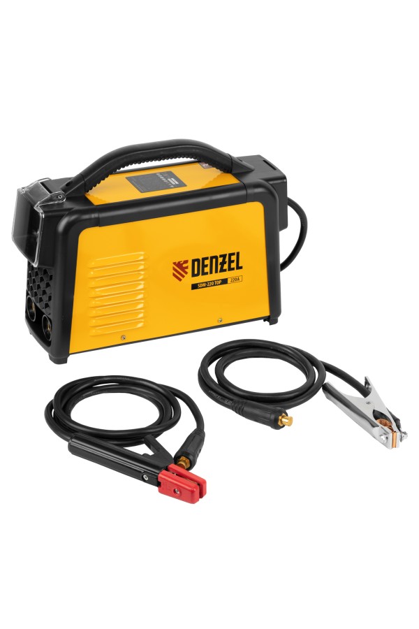 Аппарат инвертор. дуговой сварки SDM-220 Top, 220 А, ПВ 60% кейс Denzel