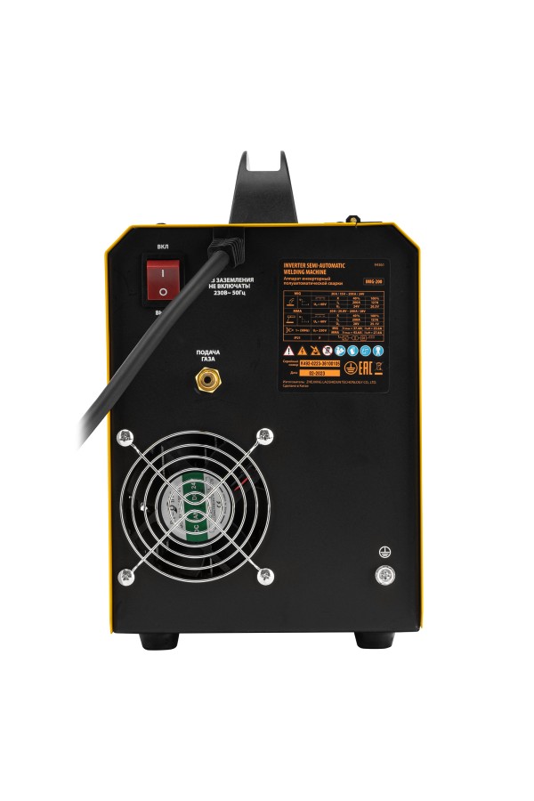 Аппарат инвертор. полуавтомат. cварки IMIG-200, 200 А, ПВ 60%, катушка 5 кг Denzel
