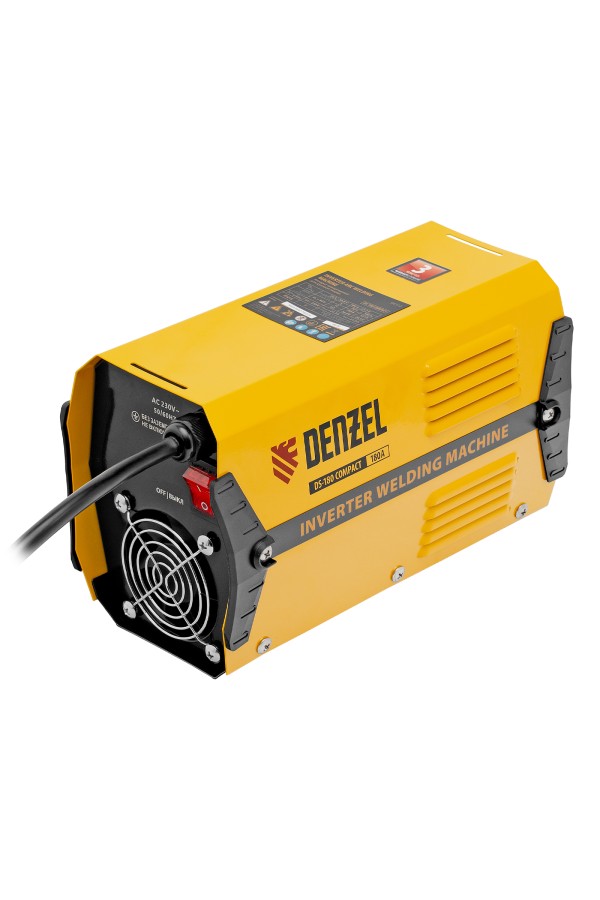 Аппарат инверторный дуговой сварки DS-180 Compact, 180 А, ПВ 70%, диаметр электрода 1.6-4 мм Denzel