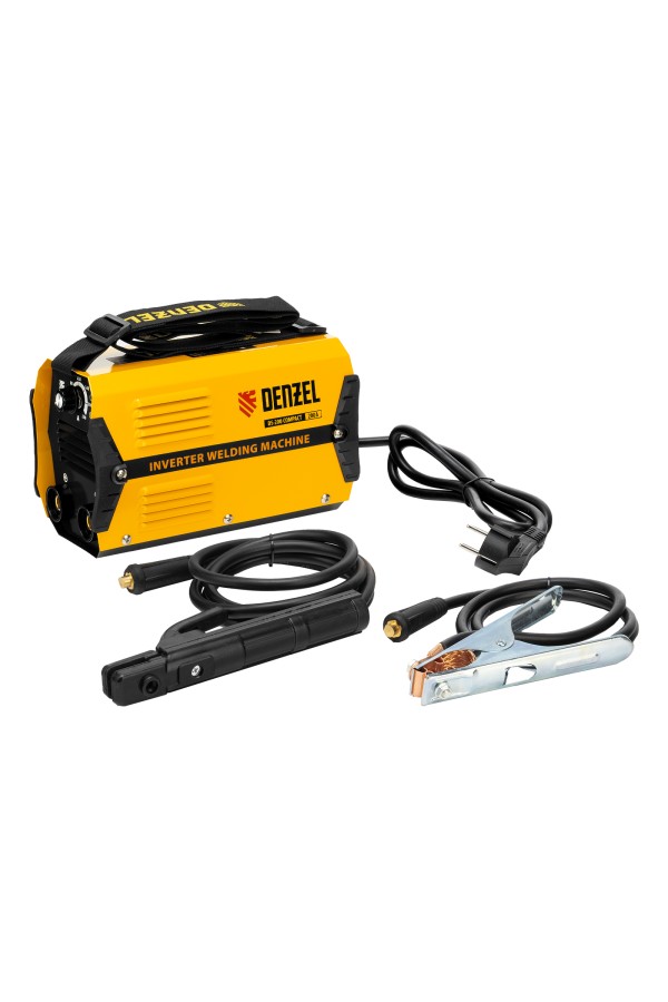 Аппарат инверторный дуговой сварки DS-200 Compact, 200 А, ПВ 70%, диаметр электрода 1.6-5 мм Denzel