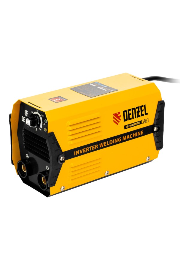 Аппарат инверторный дуговой сварки DS-200 Compact, 200 А, ПВ 70%, диаметр электрода 1.6-5 мм Denzel