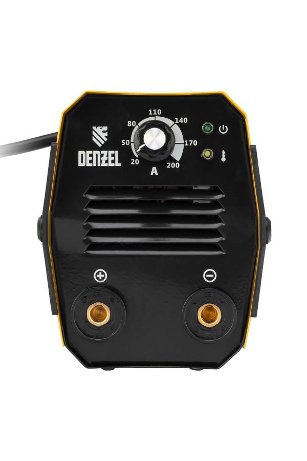 Аппарат инверторный дуговой сварки DS-200 Compact, 200 А, ПВ 70%, диаметр электрода 1.6-5 мм Denzel
