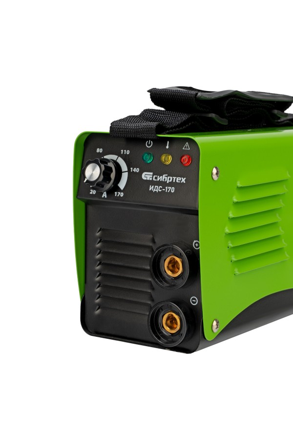 Аппарат инверторный дуговой сварки ИДС-170, 170 А, ПВ 80%, диаметр электрода 1.6-3.2 мм Сибртех