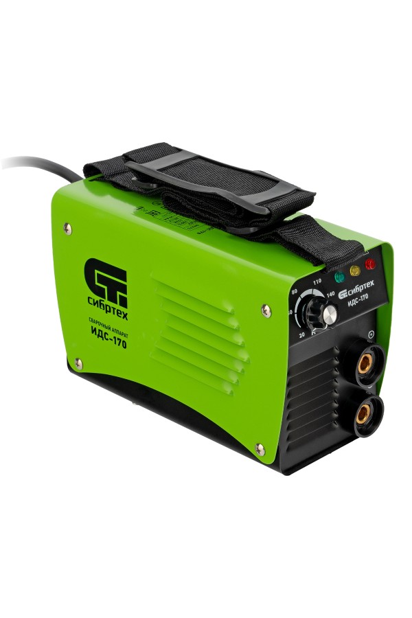 Аппарат инверторный дуговой сварки ИДС-170, 170 А, ПВ 80%, диаметр электрода 1.6-3.2 мм Сибртех