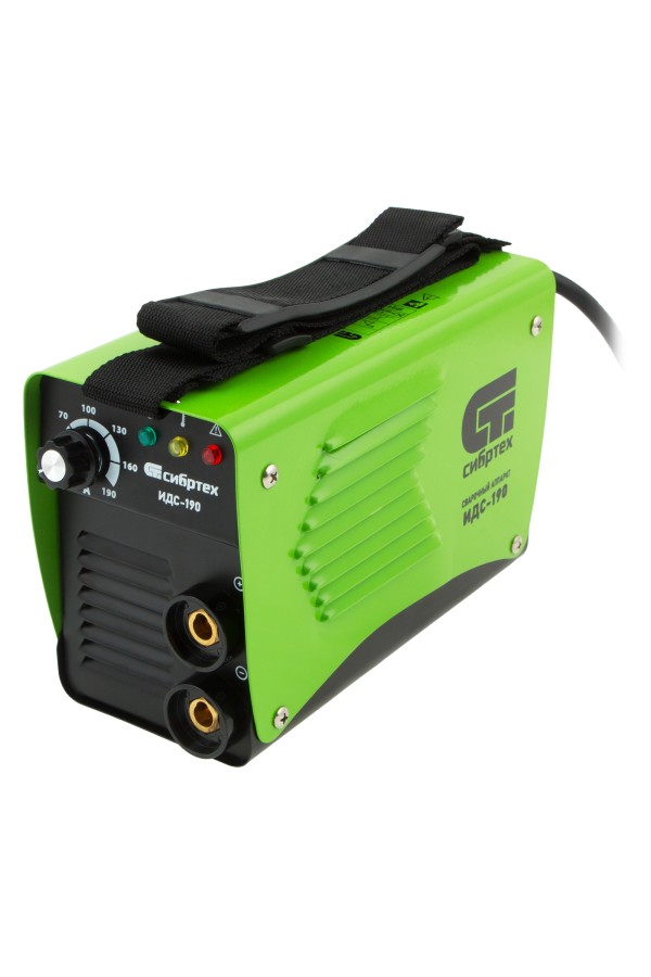 Аппарат инверторный дуговой сварки ИДС-190, 190 А, ПВ 80%, диаметр электрода 1.6-4 мм Сибртех