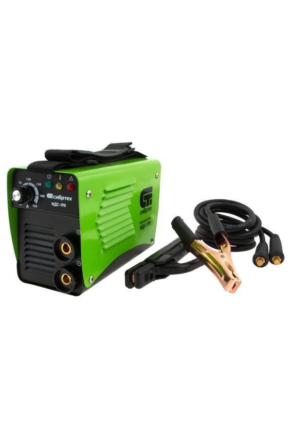 Аппарат инверторный дуговой сварки ИДС-190, 190 А, ПВ 80%, диаметр электрода 1.6-4 мм Сибртех
