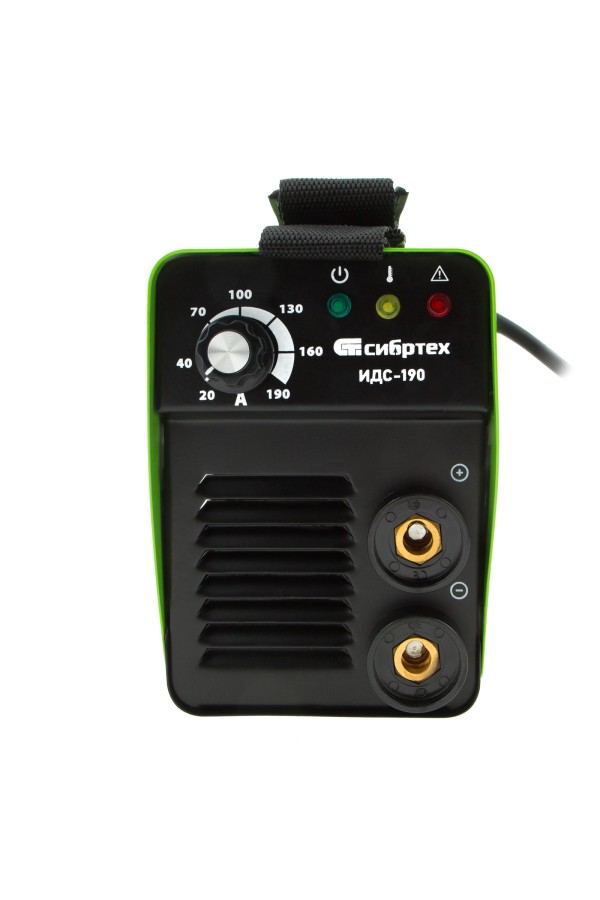Аппарат инверторный дуговой сварки ИДС-190, 190 А, ПВ 80%, диаметр электрода 1.6-4 мм Сибртех