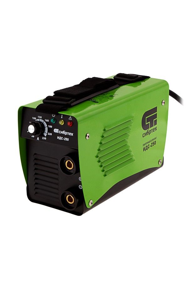 Аппарат инверторный дуговой сварки ИДС-250, 250 А, ПВ 80%, диаметр электрода 1.6-5 мм Сибртех