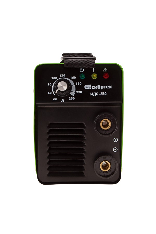 Аппарат инверторный дуговой сварки ИДС-250, 250 А, ПВ 80%, диаметр электрода 1.6-5 мм Сибртех
