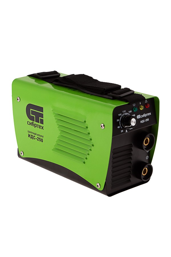 Аппарат инверторный дуговой сварки ИДС-250, 250 А, ПВ 80%, диаметр электрода 1.6-5 мм Сибртех