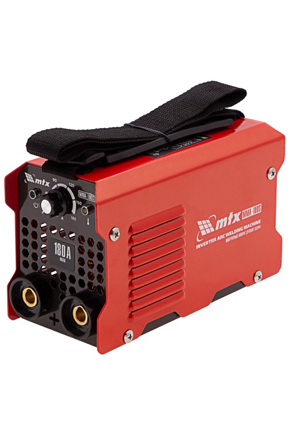 Инверторный аппарат дуговой сварки MMA-180S, 180 А, ПВ60%, диаметр электрода 1,6-4 мм MTX