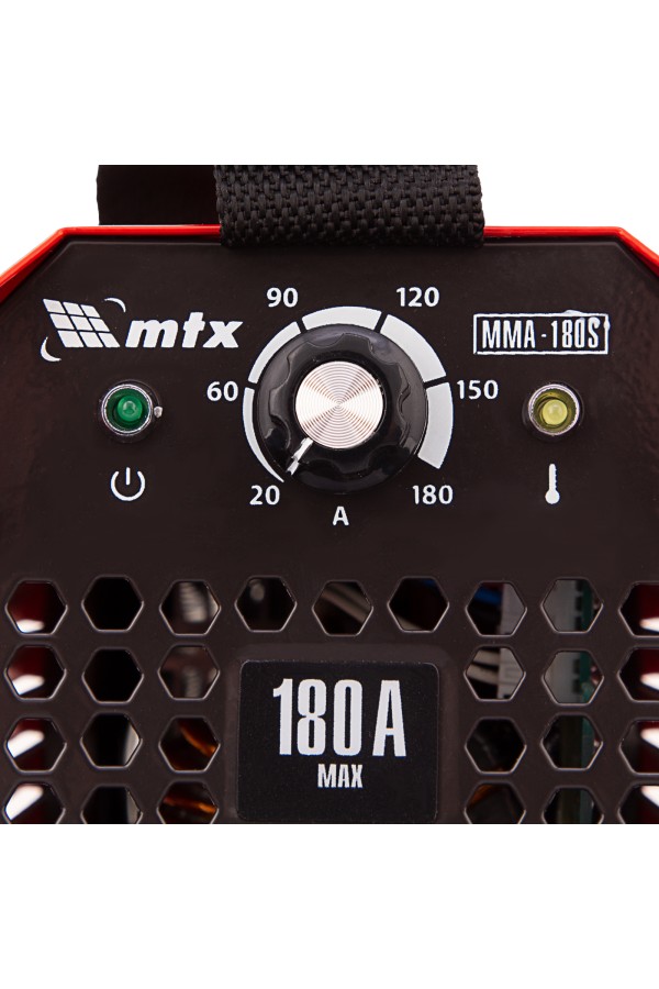 Инверторный аппарат дуговой сварки MMA-180S, 180 А, ПВ60%, диаметр электрода 1,6-4 мм MTX