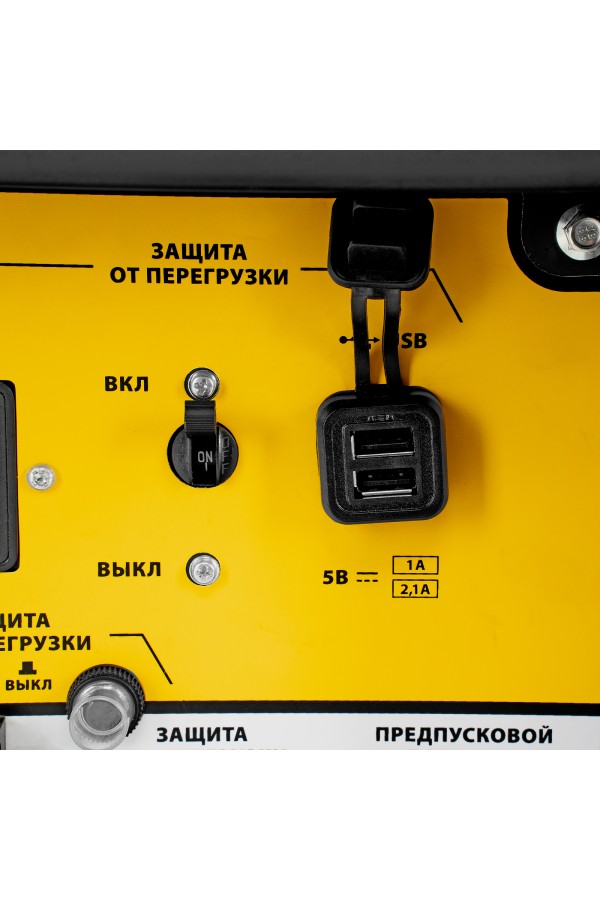Генератор дизельный DES-55E, 5,5 кВт, 230 В, 11 л, электростартер Denzel