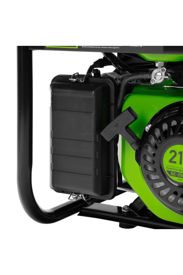 Генератор бензиновый БС-3500Э, 3.2 кВт, 230В, 4-х тактный, 15 л, электростартер Сибртех