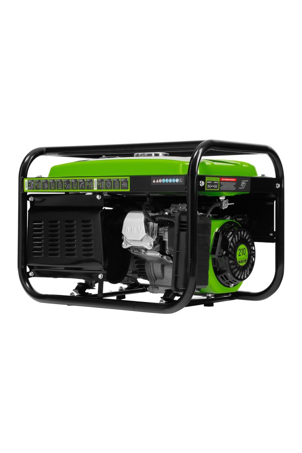 Генератор бензиновый БС-3500Э, 3.2 кВт, 230В, 4-х тактный, 15 л, электростартер Сибртех