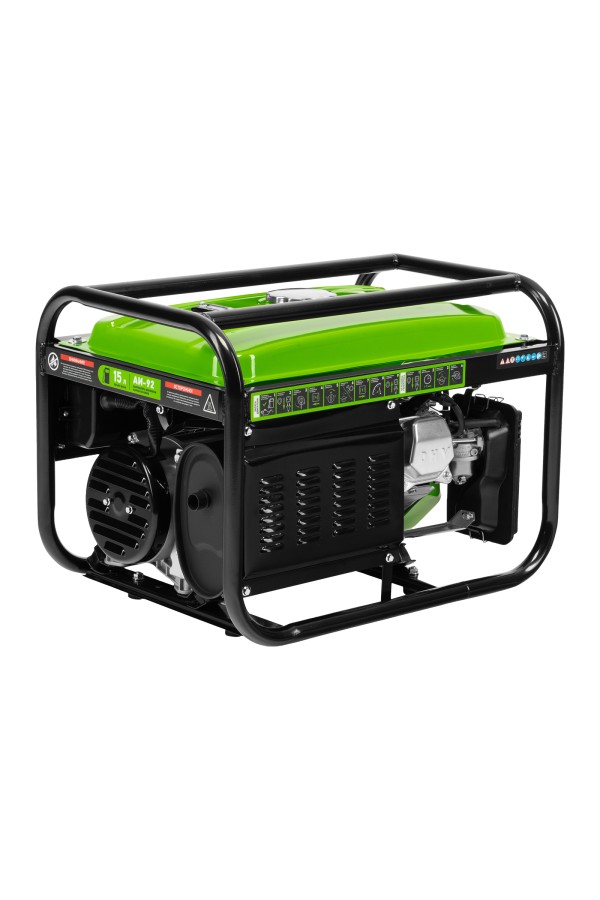 Генератор бензиновый БС-3500Э, 3.2 кВт, 230В, 4-х тактный, 15 л, электростартер Сибртех