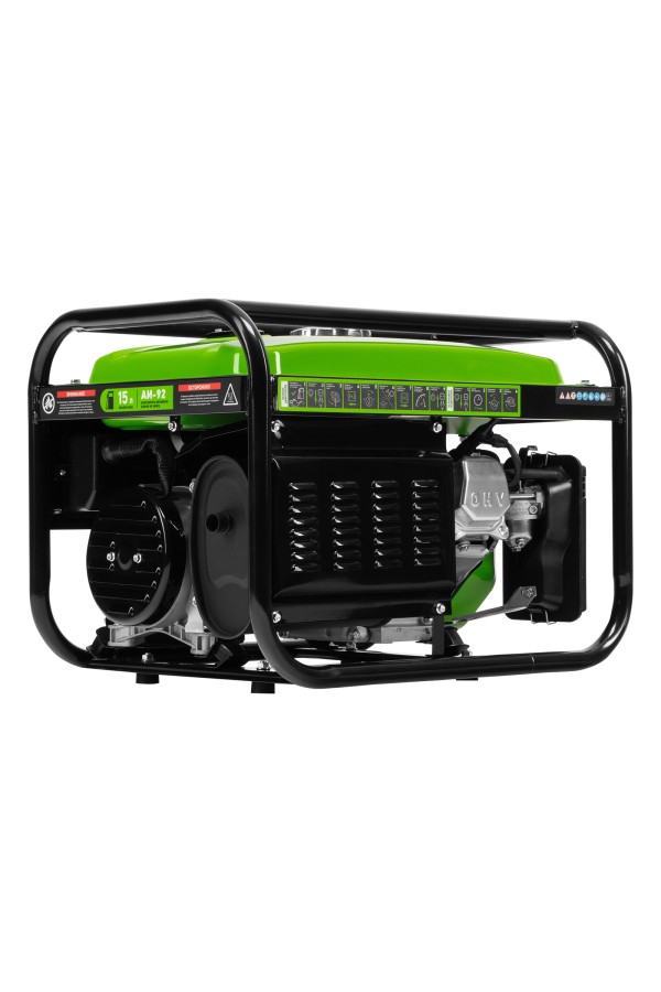 Генератор бензиновый БС-3500Э, 3.2 кВт, 230В, 4-х тактный, 15 л, электростартер Сибртех