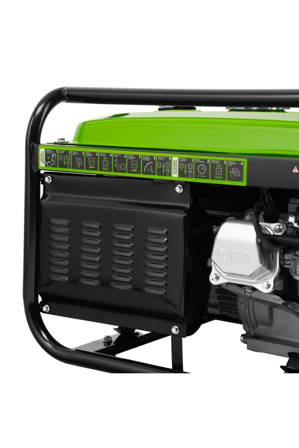 Генератор бензиновый БС-2800, 2.5 кВт, 230В, четырехтактный, 15 л, ручной стартер Сибртех