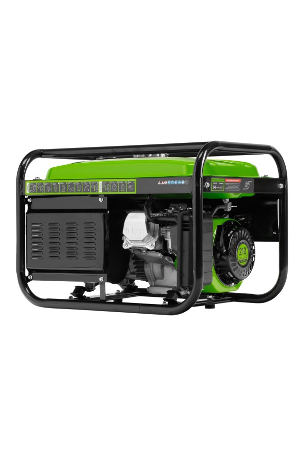 Генератор бензиновый БС-2800, 2.5 кВт, 230В, четырехтактный, 15 л, ручной стартер Сибртех