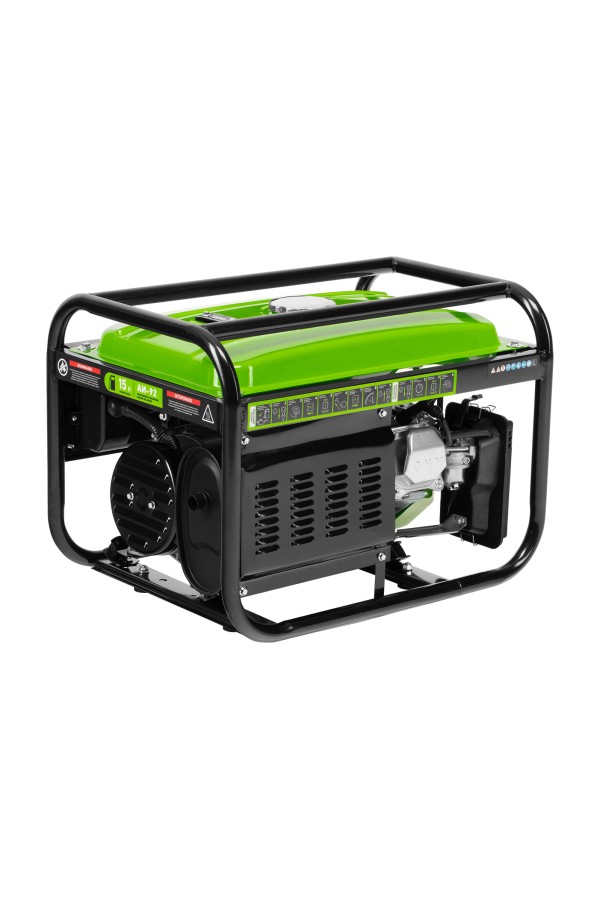 Генератор бензиновый БС-2800, 2.5 кВт, 230В, четырехтактный, 15 л, ручной стартер Сибртех