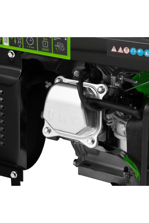 Генератор бензиновый БС-2800, 2.5 кВт, 230В, четырехтактный, 15 л, ручной стартер Сибртех