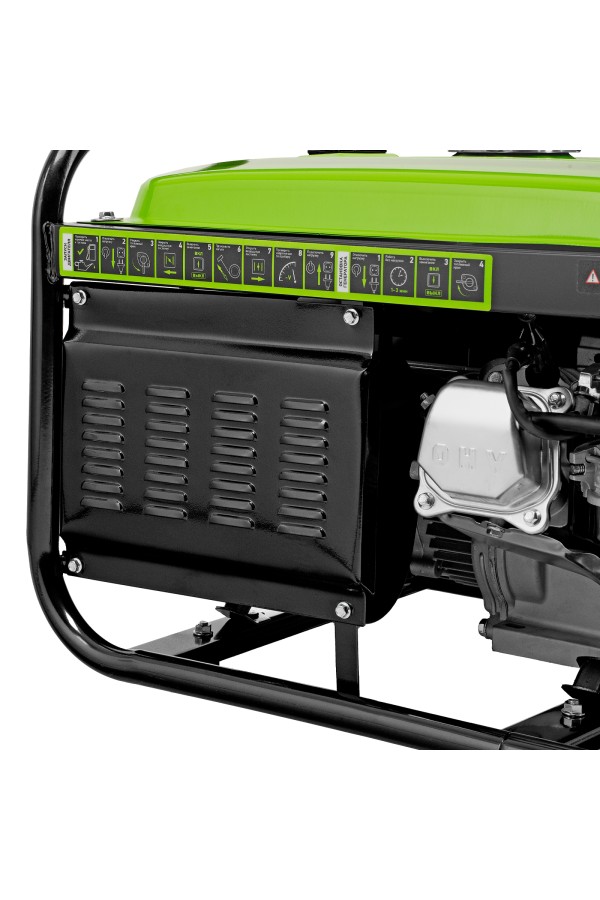 Генератор бензиновый БС-3500, 3.2 кВт, 230В, четырехтактный, 15 л, ручной стартер Сибртех