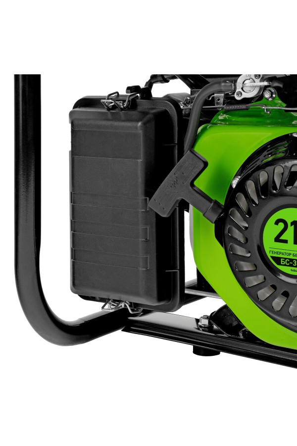 Генератор бензиновый БС-3500, 3.2 кВт, 230В, четырехтактный, 15 л, ручной стартер Сибртех